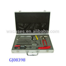 strong&portable aluminum toolbox with custom foam insert inside from China